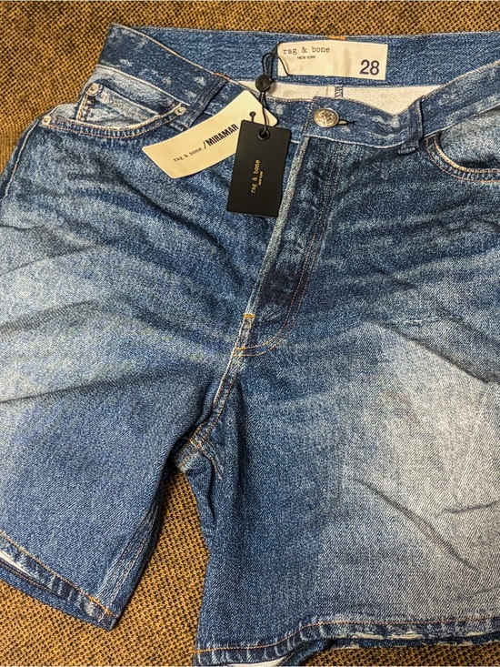 rag & bone Pants - rag & bone Blue Denim Jeans Shorts - 28